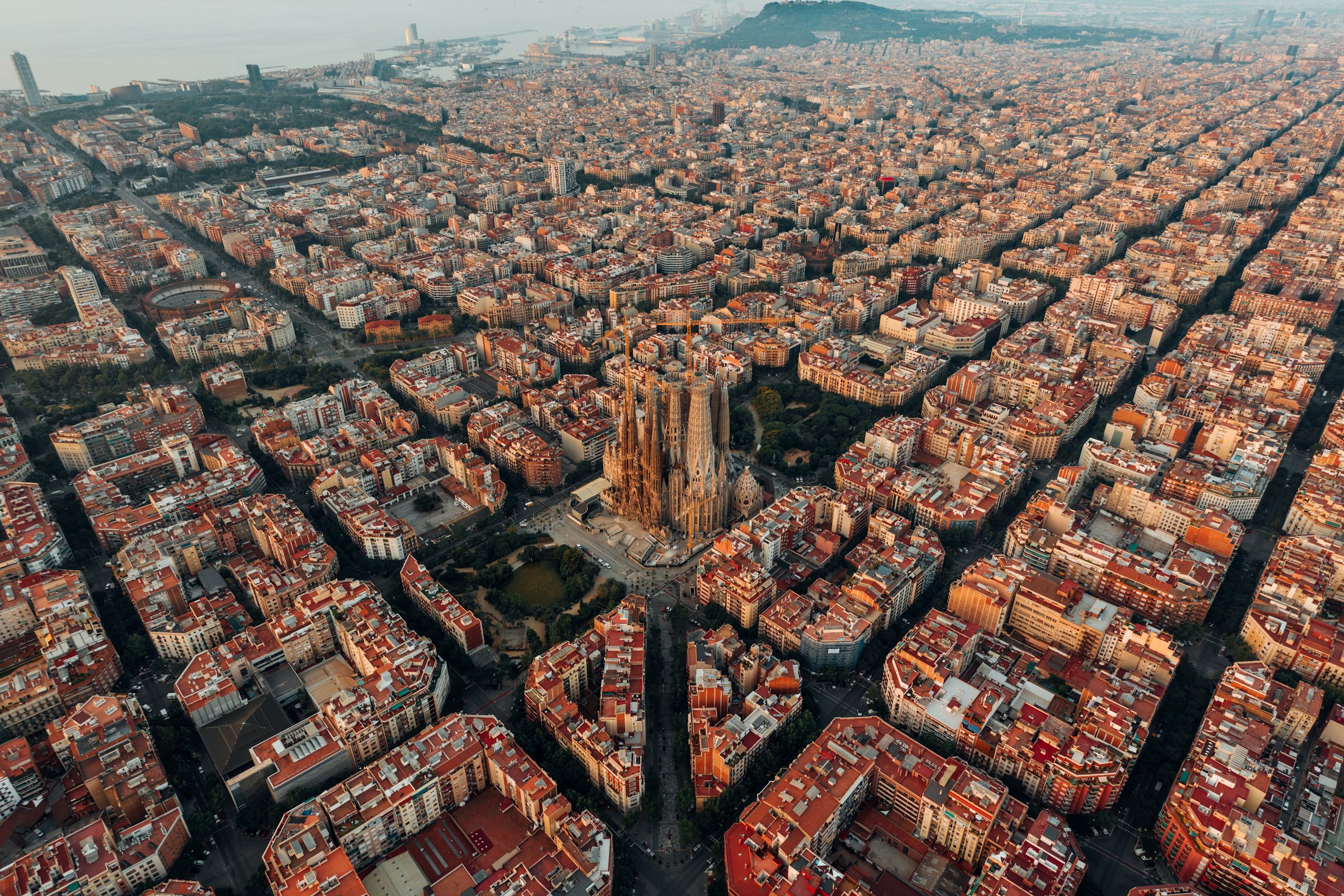 Scenic view of Donostia / San Sebastián, Spain