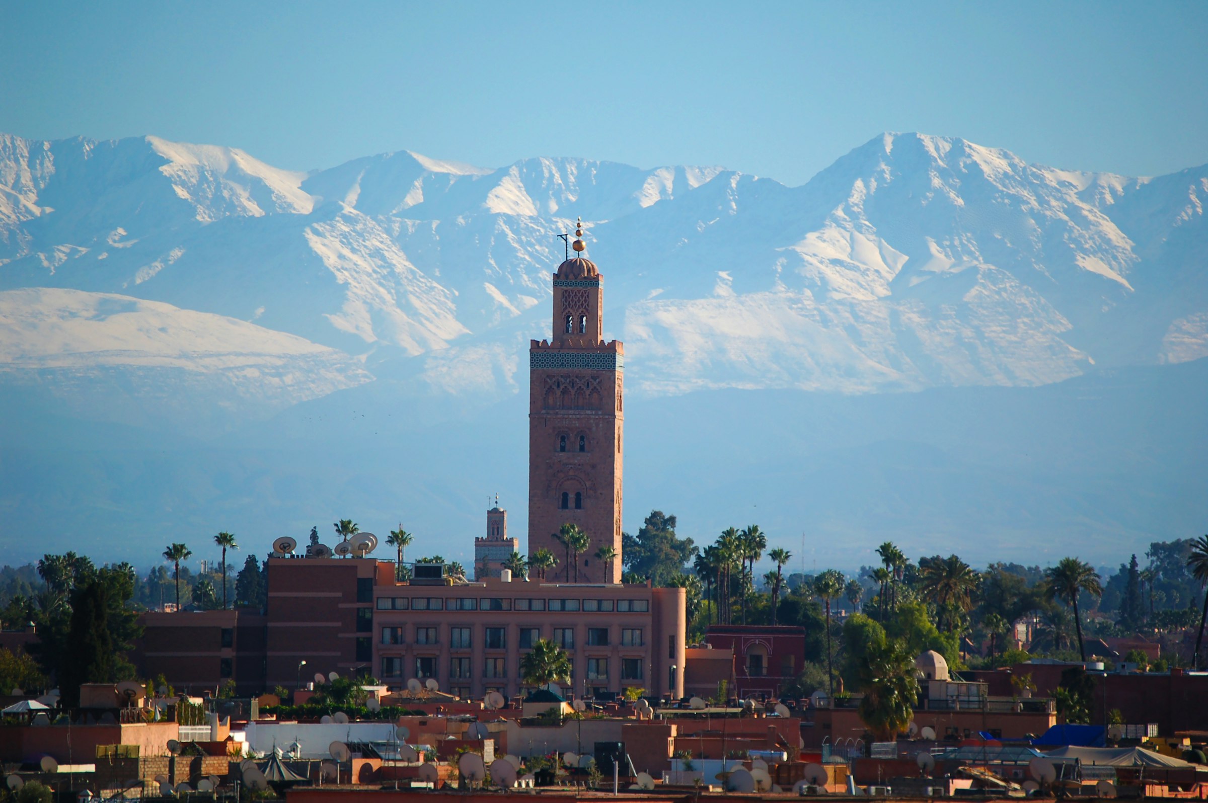 Scenic view of Demnate, Morocco