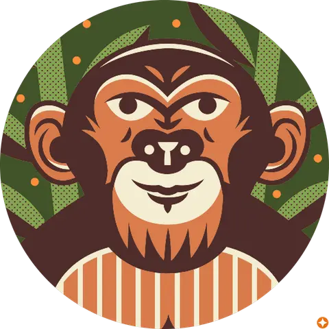 Anonymer Affe