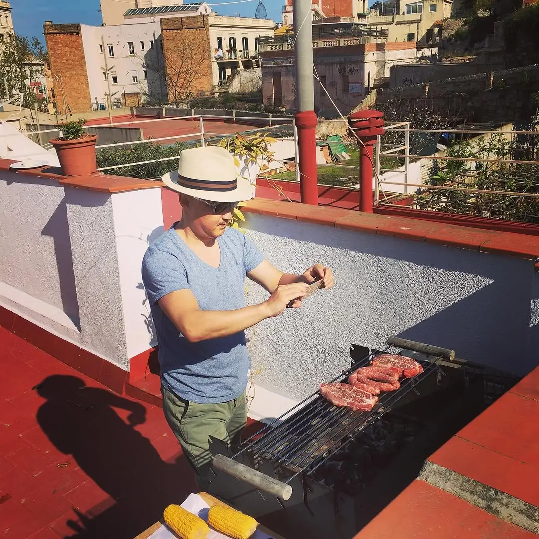 Instagram ready barbecue😀 #barbecue #terrace #photoshoot #sundayfunday