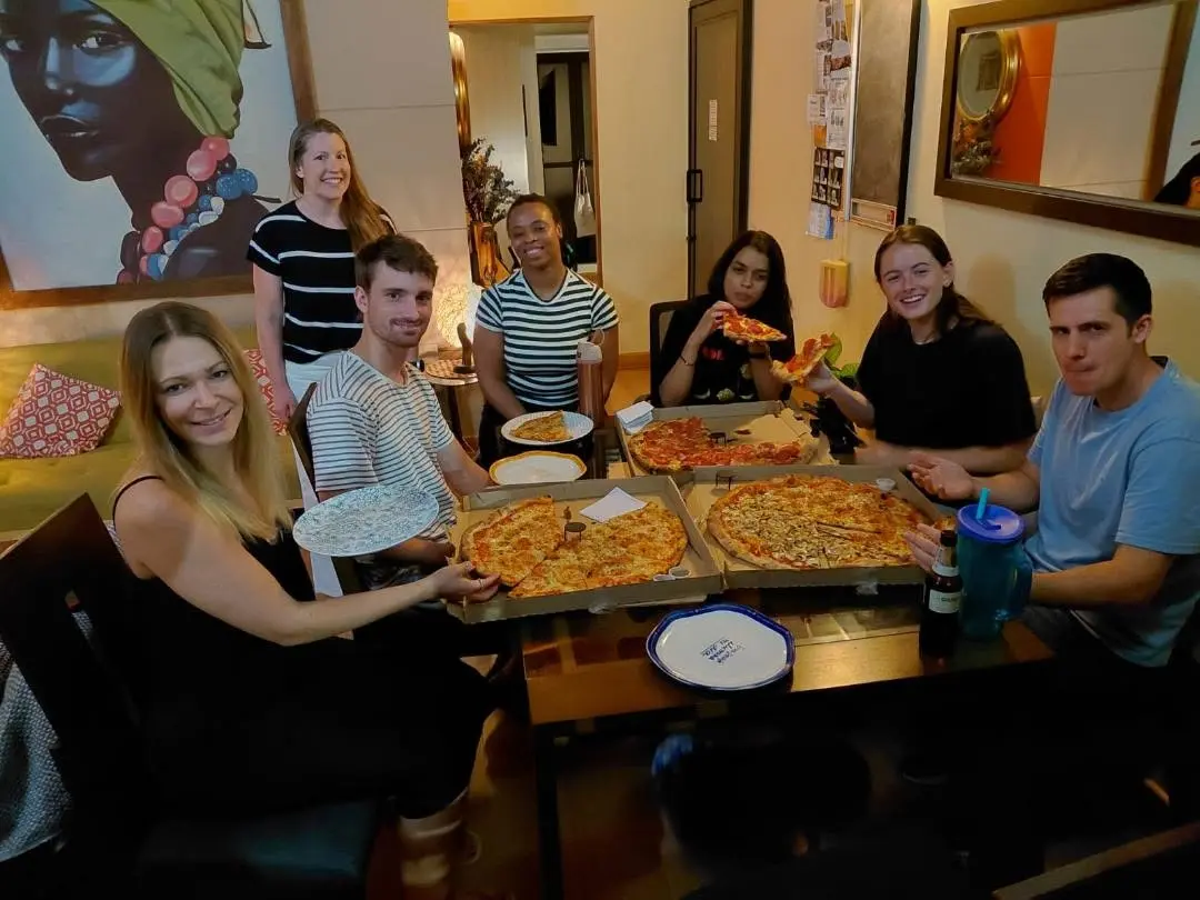 🍕✨ Pizza night to celebrate the end of an era ❤️

So many memories, laughs, late-night chats & beautiful people under on