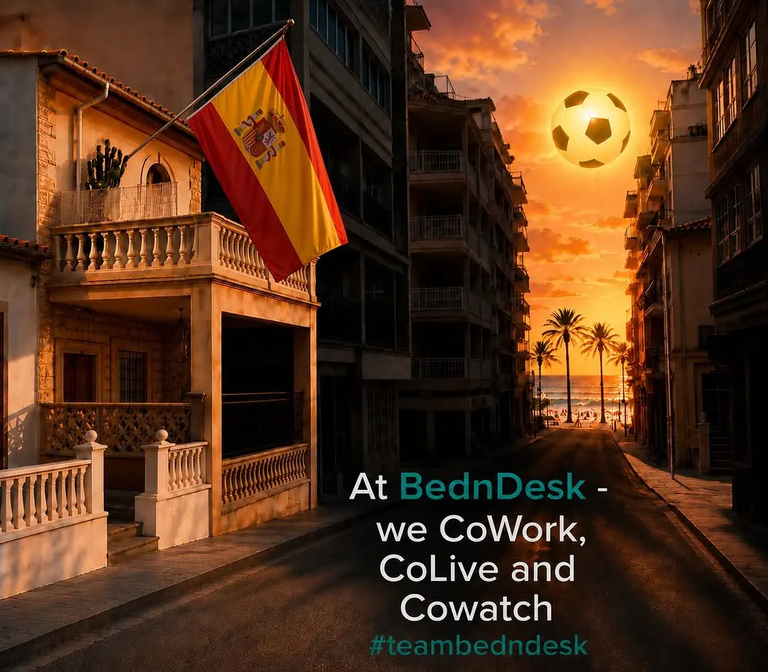 Good Luck to Team Spain!
Laptops closed. Cold beers open. 🍻⚽

Imagine wrapping up your workday, walking just one block f
