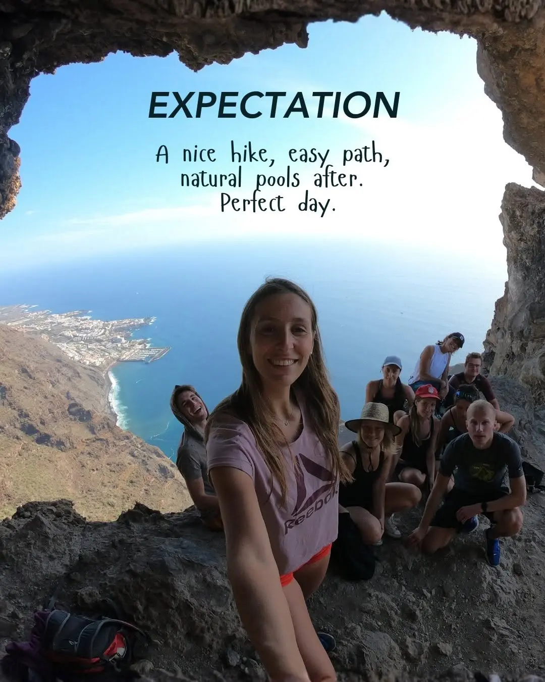 We had a plan.

A nice hike, an easy path, natural pools after.
Simple.

Then Google Maps betrayed us, a random guy sugg