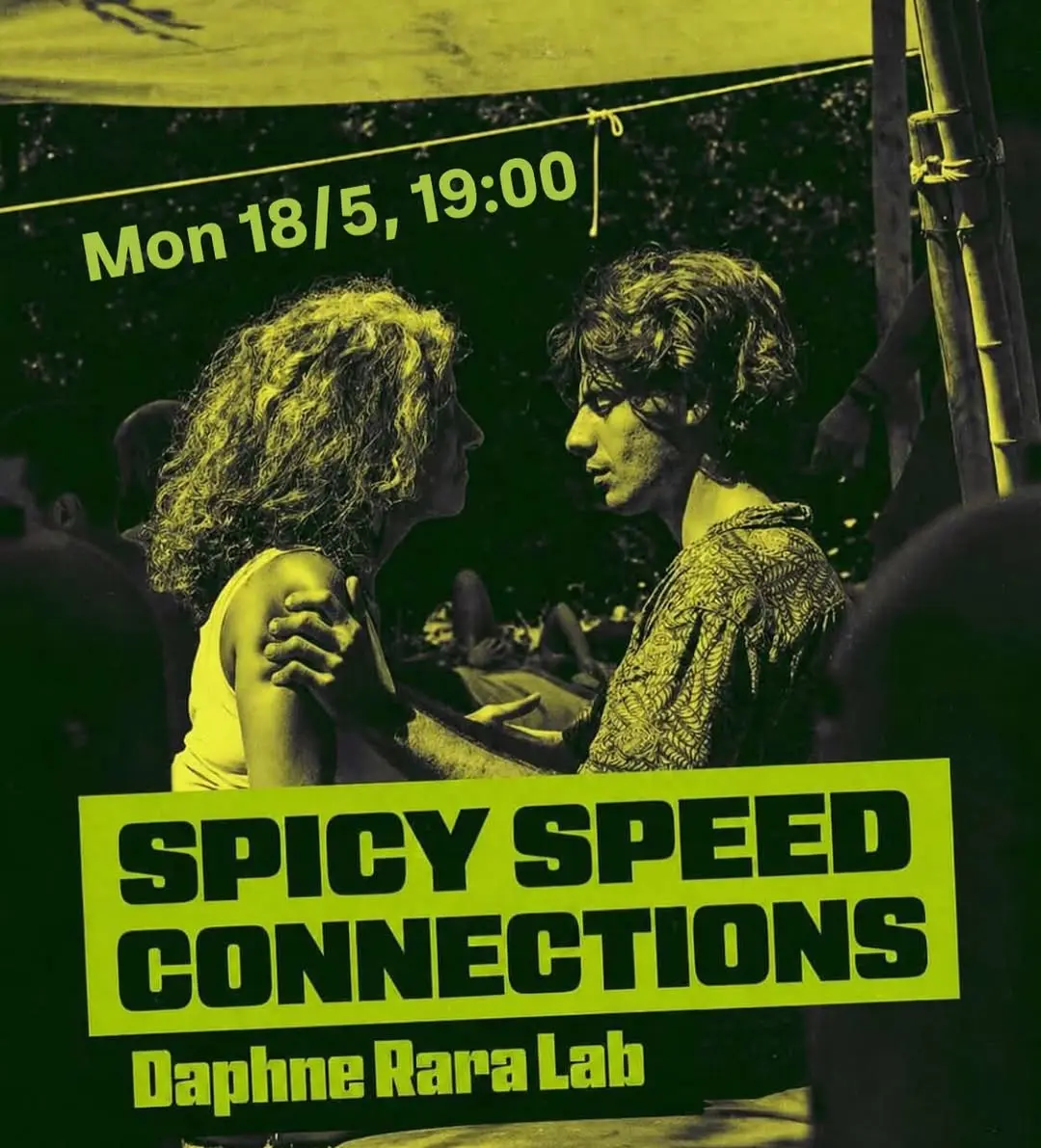 “Spicy Speed ​​Connections – consent is sexy,” an experiential workshop runned by (@daphne.rara) that reimagines speed d