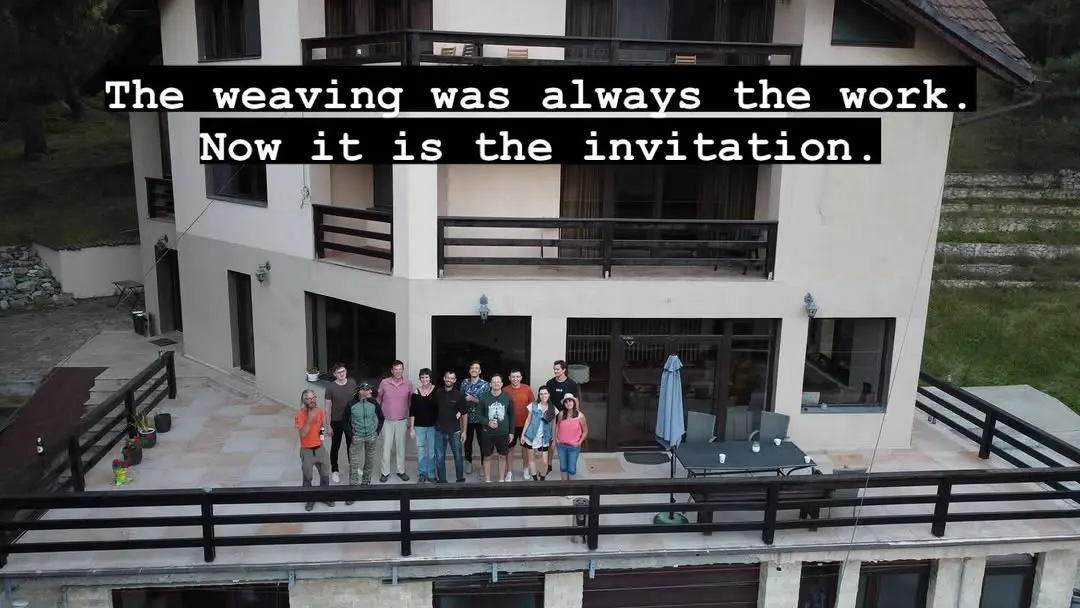 The weaving was always happening here.

Global and local voices finding each other. Different worlds, disciplines, and p