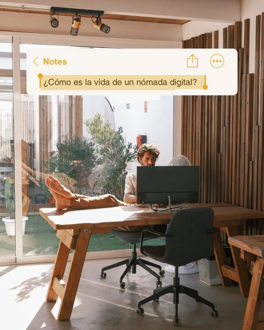 Así puede lucir tu rutina como nómada digital, arrancar con un desayuno buffet es obligatorio y continuar con reuniones 