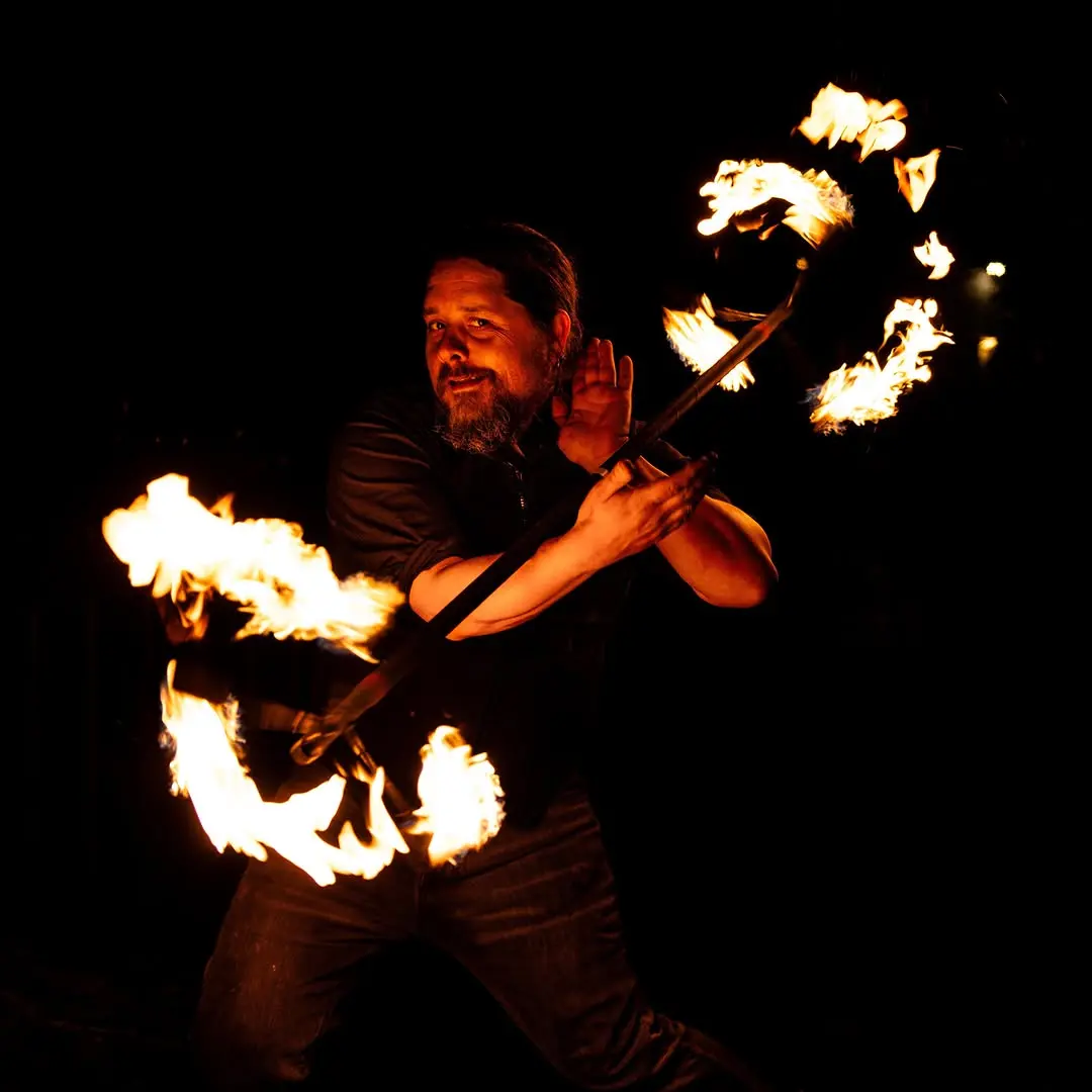 Fire spinning & flow arts jam hosted by @samuel.pyre this Friday March 1st. 7-9pm. Free event. Part of our First Fridays