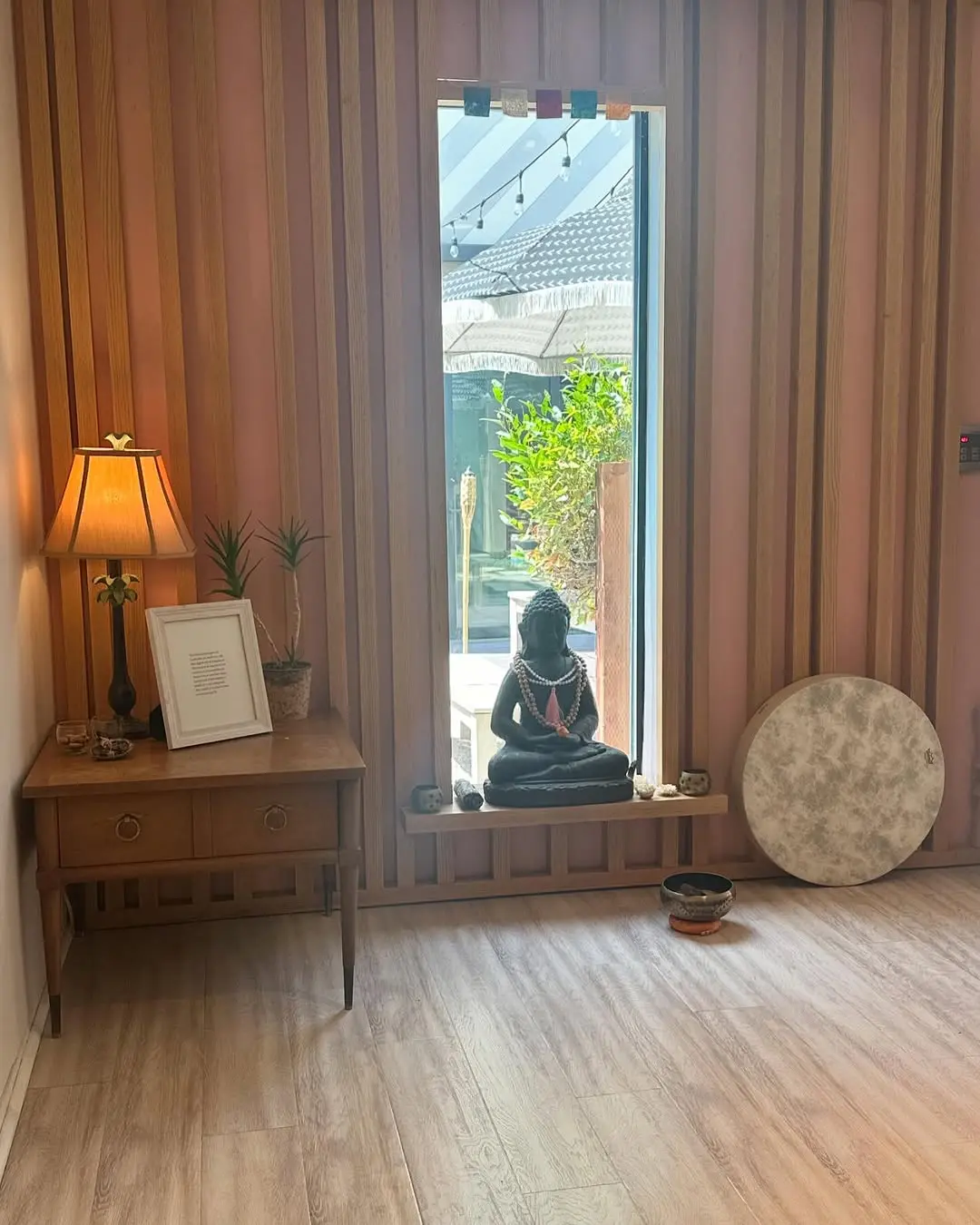 Our new yoga room look… www.havencoliving.com