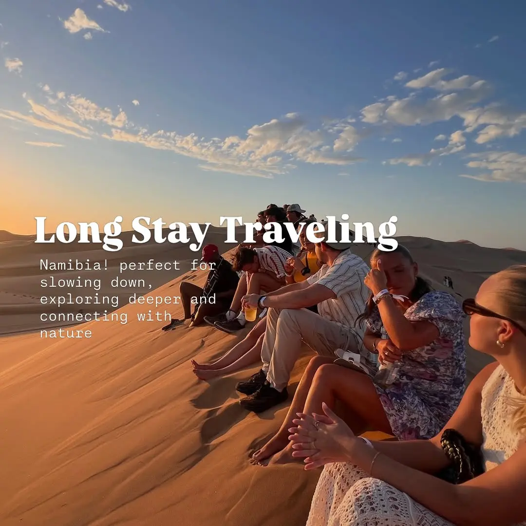 Experience Namibia slowly, connect, explore and live sustainably 
#slowtravel #namibiaadventure #KamatjonaColiving #safa