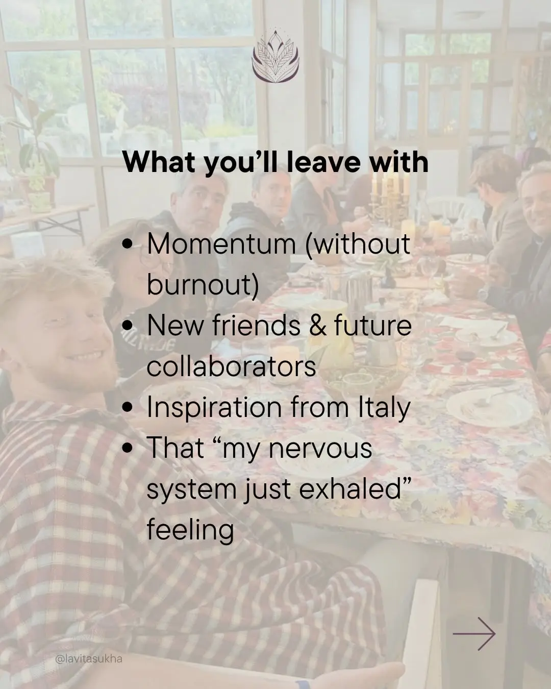 Spring coliving in Italy (18 April – 31 May) 🌸 🇮🇹

If your body’s been craving peace, connection, and space to focus in 
