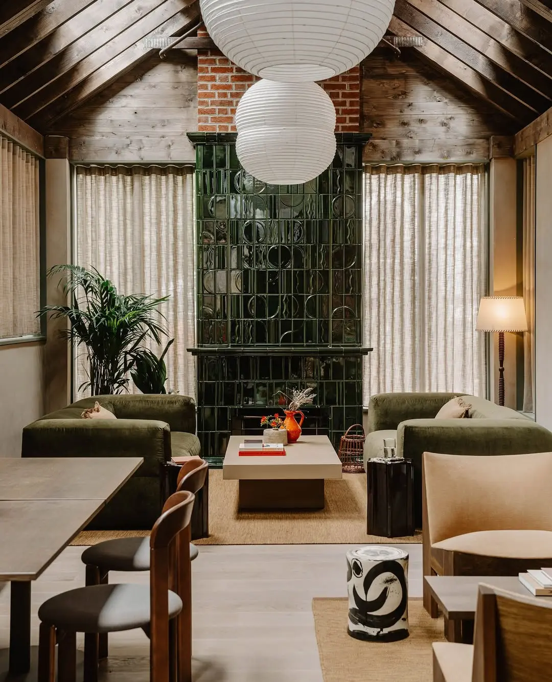 If you’ve visited our Belsize Park building already, you’ve probably spotted the ceramic-tiled fireplaces sitting at the