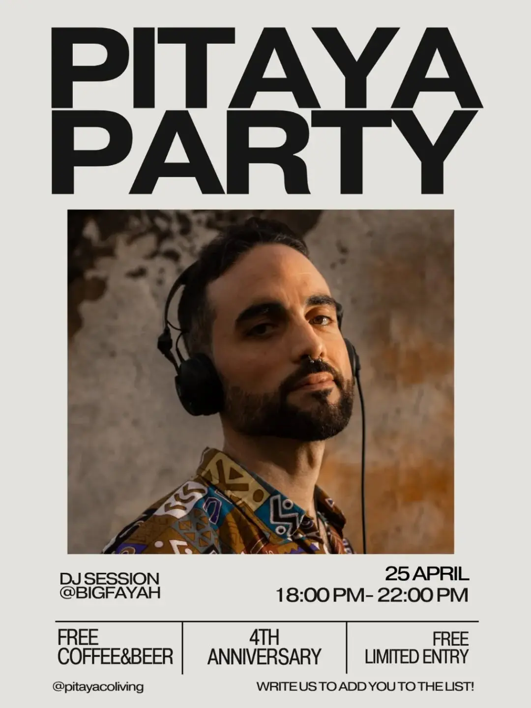 Este SÁBADO se celebra el 4° aniversario de @pitayacoliving y qué mejor manera de festejar que bailando ricamente al rit