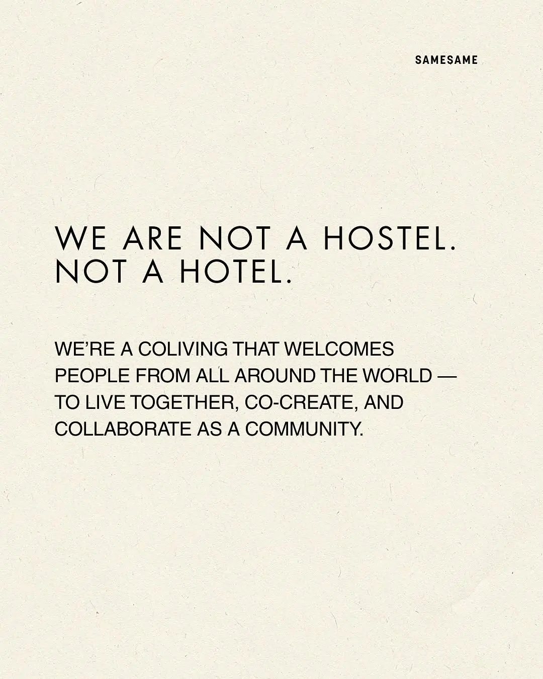 samesame co-living