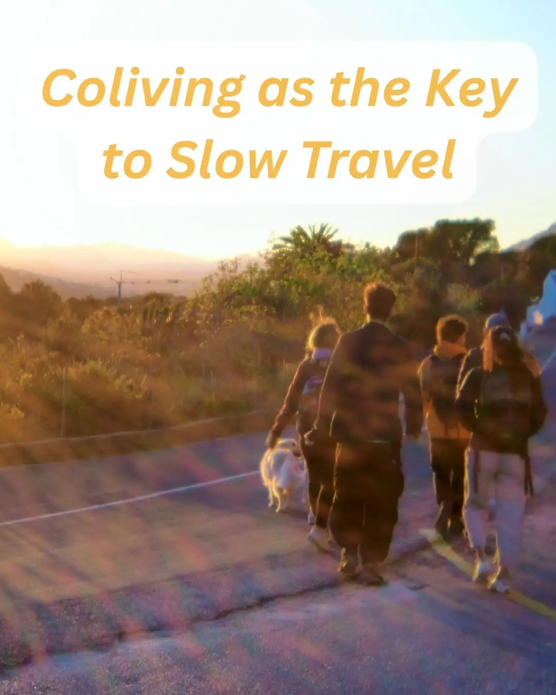 🌍 Slow Travel Meets Coliving: A New Way of Exploring the World

In a world where fast-paced travel and quick bucket list